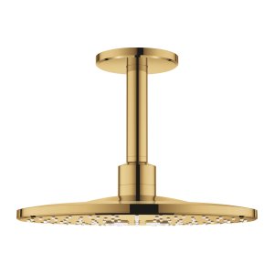 Dušo galva GROHE SmartActive 310 iš lubų su 142 mm laikikliu, 2 srovės, aukso spalvos (Cool Sunrise)