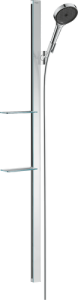 Dušo komplektas Hansgrohe Rainfinity 130 3jet 150cm su lentynomis