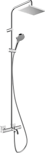 Termostatinė vonios/dušo sistema HANSGROHE Vernis Shape 230, 1 srovės, spalva - chromo (chrome)