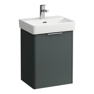 Spintelė praustuvui Laufen BASE 415x325x530 mm, 1 durelės (lankstai dešinėje), praustuvui 815961, spalva- traffic grey