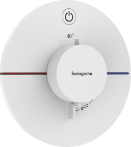 Dekoratyvinė dalis potinkiniam termostatiniam dušo maišytuvui HANSGROHE ShowerSelect Comfort S, 1 funkcijos, spalva - balta matinė