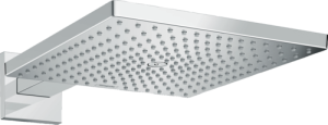 Dušo galva su laikikliu iš sienos HANSGROHE Raindance E 300, 1 srovės, EcoSmart, spalva - chromo (chrome)