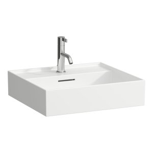 Praustuvas Laufen KARTELL 500x460x145 mm, su 1 anga maišytuvui viduryje