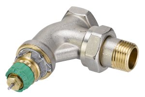 Vožtuvas RA-DV DN15, 135 L/h, kampinis