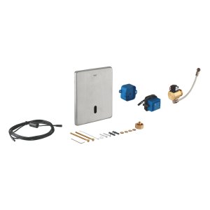 WC mygtukas GROHE Tectron Skate, 230V, su transformatoriumi, sensorinis, nerūdijantis plienas