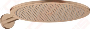 Dušo galva su laikikliu iš sienos AXOR ShowerSolutions, 350 1jet, šlifuoto raudono aukso spalvos (Brushed Red Gold)