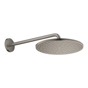 Galva iš sienos Grohe Rainshower Mono 310 su alkūne 422mm 1 srovės 9.5l/min matinė grafito spalva