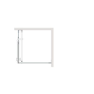 Dušo kabina Brasta Glass ANA PLIUS 879-884x879-884x2000 skaidrus stiklas