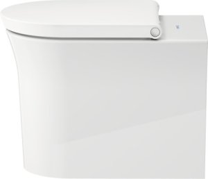 Pastatomas unitazo puodas Duravit White Tulip Rimless, bakelis į komplektą neįeina