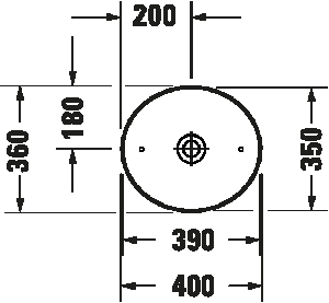 Praustuvas Duravit dubuo Cape Cod 400x360