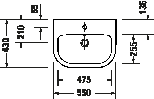 Praustuvas D-Code 550x430