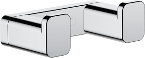 Dvigubas kabliukas Hansgrohe AddStoris, chromo spalva
