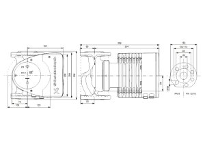 Cirkuliacinis siurblys Grundfos Magna1 40-120 F 250mm