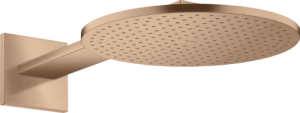 Dušo galva su laikikliu iš sienos AXOR ShowerSolutions 300 1jet, šlifuoto raudono aukso spalvos (Brushed Red Gold)