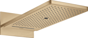 Dušo galva iš sienos ShowerSolutions 250/580 3jet, šlifuotos bronzos spalvos (Brushed Bronze) 
