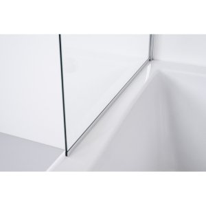 Vonios sienelė Brasta Glass MIJA 895-901x1500 matinis stiklas