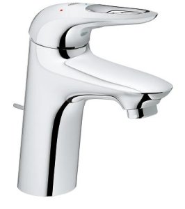 Praustuvo maišytuvas GROHE Eurostyle S dydis, su dugno vožtuvu, chromo spalvos 