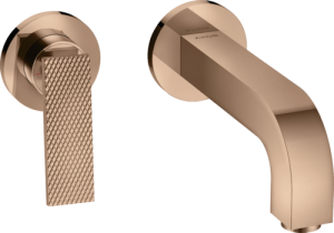 Praustuvo maišytuvas AXOR Citterio 220 mm, iš sienos, poliruoto raudono aukso spalvos (Polished Red Gold)