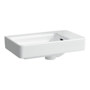 Praustuvas Laufen PRO S 480x280x85 mm, asimetrinis, be angos maišytuvui