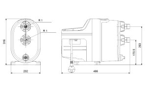 Siurblys Grundfos savisiurbis Scala1 3-45
