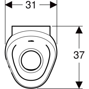 Pisuaras Geberit Preda su nuleidimo mechanizmu, 230V