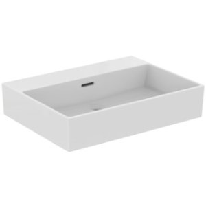 Praustuvas Ideal Standard Extra, matmenys: 615x450x150mm, montuojamas ant stalviršio (šlifuota apačia) arba ant sienos, be skylės maišytuvui