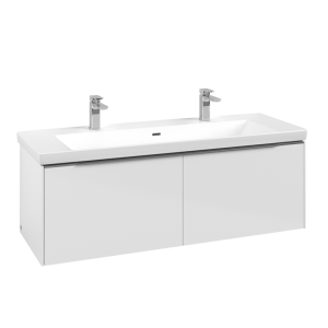 Spintelė apatinė Subway 3.0 1272x429x478 Briliant white, chromuotos rankenėlės