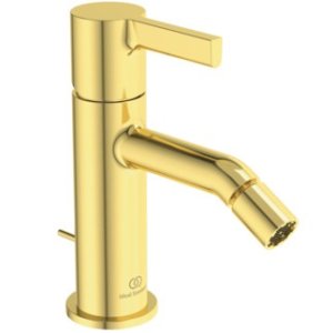Maišytuvas bidė Ideal Standard JOY, su dugno vožtuvu, spalva - Brushed Gold