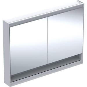 Geberit One veidrodinė spintelė 120x90x15 cm, su apšvietimu, baltos spalvos