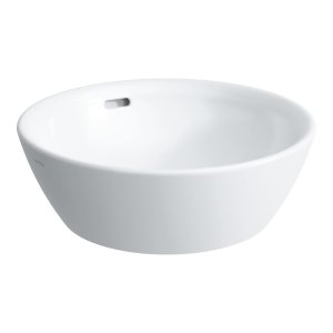 Praustuvas-dubuo LAUFEN PRO 420x420x165 mm, be angos maišytuvui, spalva - balta LCC (LAUFEN Clean Coat)