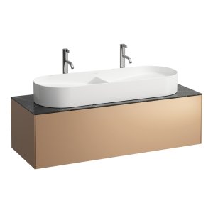 Stalčiaus modulis Laufen SONAR 1175x455x340 mm, 1 stalčius, tinka praustuvams 812348/812349, spalva - copper & nero marquina