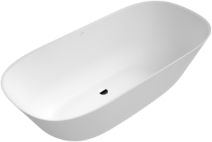 Vonia Theano 175x80 stone white, laisvai pastatoma