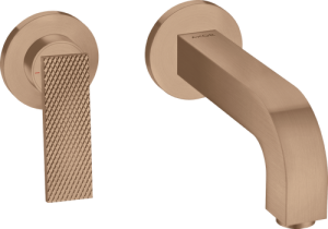 Praustuvo maišytuvas AXOR Citterio 220 mm, iš sienos, šlifuoto raudono aukso spalvos (Brushed Red Gold)