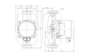 Siurblys Grundfos Alpha2 25-40 180mm