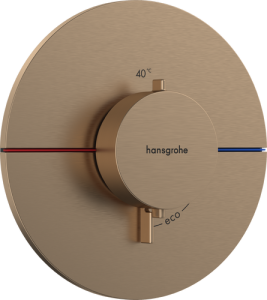 Dekoratyvinė dalis potinkiniam termostatiniam dušo maišytuvui HANSGROHE ShowerSelect Comfort S, 1 funkcija, spalva šlifuota bronza