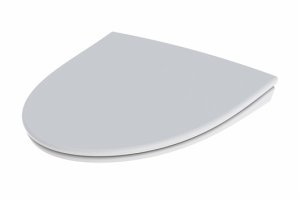 Dangtis WC Ifo Vinta kietas, su švelnaus nusileidimo mechanizmu ir greito nuėmimo vyriais