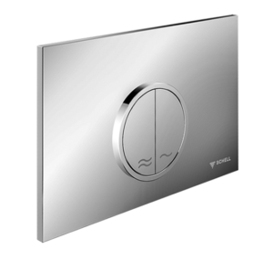 WC nuleidimo mygtukas Schell MONTUS CIRCUM, Dual flush, spalva - balta