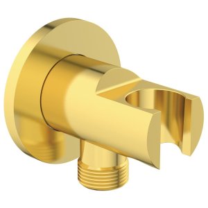 Laikiklis rankinei dušo galvai Ideal Standard Joy, su pajungimu vandeniui G1/2, spalva - Brushed Gold