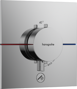 Dekoratyvinė dalis potinkiniam termostatiniam dušo maišytuvui HANSGROHE ShowerSelect Comfort E, 1 funkcijos, spalva - chromo