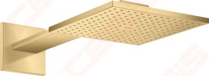 Dušo galva su laikikliu iš sienos AXOR ShowerSolutions 250/250 1jet, šlifuoto aukso spalvos (Brushed Gold Optic) 