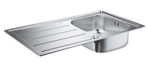 Plautuvė GROHE K200 uždedama 86x50cm su padėklu, nerūdijančio plieno