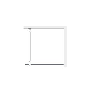 Dušo sienelė Brasta Glass DIJA 995-1001x2000 rudas stiklas