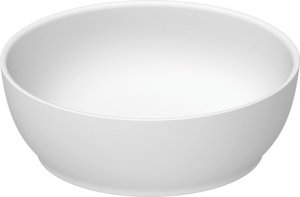 Praustuvas dubuo Sivida Ø 300, Spalba - baltas matinis satinas (White Satin matt)