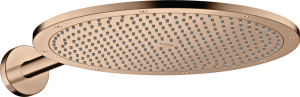 Dušo galva su laikikliu iš sienos AXOR ShowerSolutions, 350 1jet, poliruoto raudono aukso spalvos (Polished Red Gold)