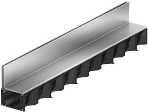  Plyšinis dangtis cinkuoto plieno L-1m