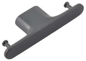 Dvigubas rankšluosčio kabliukas Edition400, brushed black chrome