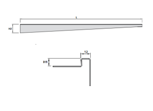 Profilis ShowerStep L-199 cm kairysis