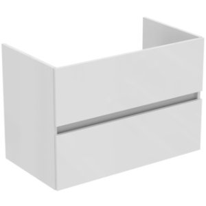 Spintelė praustuvui Ideal Standard Eurovit, matmenys: 800x440x550mm, spalva - balta blizgi, 2 stalčiai, pakabinama