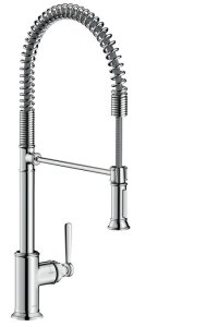 Plautuvės maišytuvas AXOR Montreux 210, su sukiojamu snapu, nerūdijančio plieno spalvos (Stainless Steel Finish)