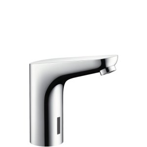 Bekontaktis praustuvo maišytuvas HANSGROHE Focus 130, sumaišytam vandeniui, maitinimas baterijomis